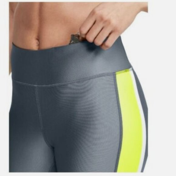 Under Armour HeatGear Stripe Ankle Crop 1359341-396 Women's X-Small XS - Picture 5 of 5